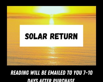 Solar Return Reading