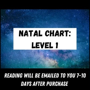 Natal Chart Reading Level 1