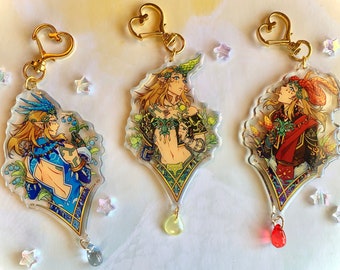 PREORDER- Tears of the Kingdom Flowers Acrylic Charms
