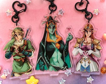 Twilight Princess “Heart Hands” Acrylic Charms