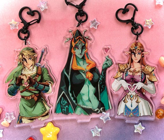 Twilight Princess “Heart Hands” Acrylic Charms