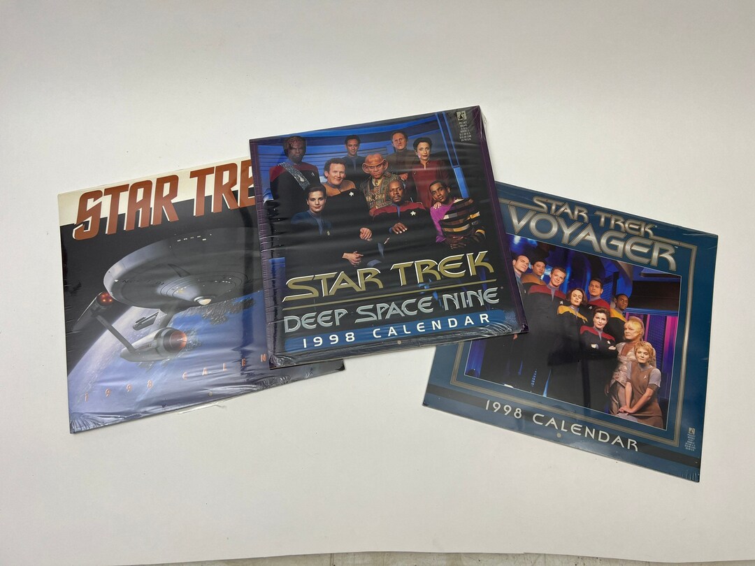 1998 Star Trek Calendars Lot of 3 - Etsy