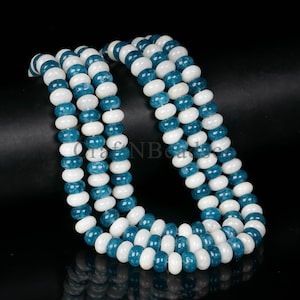 Beautiful 8mm Multi Color Quartz Gemstone Rondelle Shape Beads Strands Full 16 Long Strands, Gemstone Loose Beads Wholesale Craft Supply