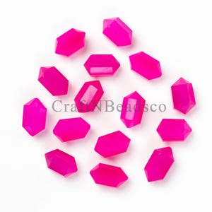 Top Quality Natural pink chalcedony Double Pointed Shape Bullets, pink chalcedony Faceted Terminated Bullets (6x10mm approx.) SALE