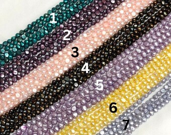 7-8mm Natural Freash water Pearl Beads For Jewelry Making, Pearl Gemstone Beads For Jewelry Making  Craft Supply Beads SALE