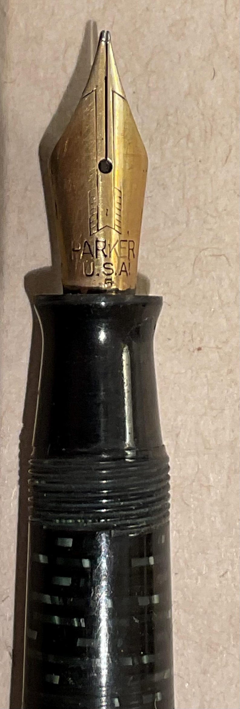 Parker Vacumatic Fountain Pen With a 14K Gold Nib - Etsy Canada