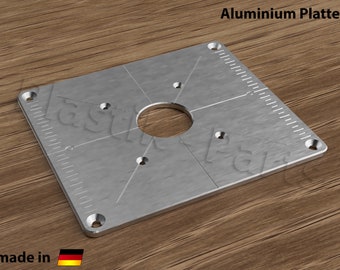 ALU mounting plate insert plate for milling table Bosch diving unit TE 600