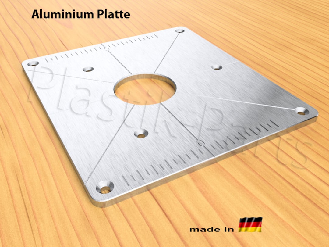 ALU Mounting Plate Insert Plate Milling Table Bosch GOF 900 ACE Router Etsy