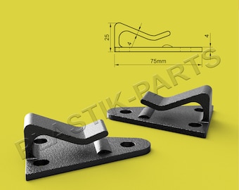 Bracket for bicycle bag, luggage bag, clamp attachment, universal luggage rack