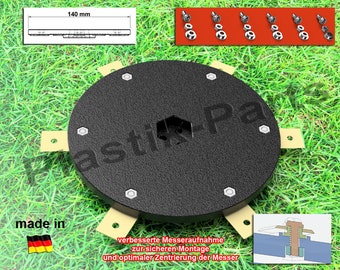 Knife disc 6 blades knife plate for Bosch Indego XS S M 300 350 400 500 700