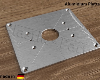 ALU mounting plate, insert plate for router table MAKITA 0900 RP0900 router