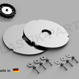 Wheel weights set of 2 for WORX Landroid S L M robotic lawnmower weight plates