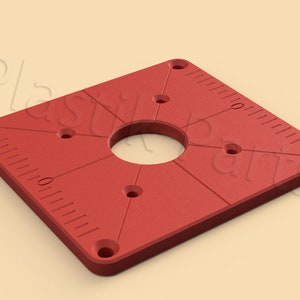 ABS monteringsplatta insatsplatta för Ryobi R18TR-0 fräsbord R18TR fräs