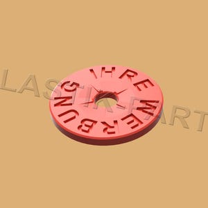 Shopping cart chip ROUND own design shopping cart releaser shopping chip round