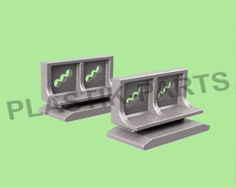 Türgleiter für Spacemaker A67 & Treco X6 Gerätehaus 2er Set 4er Set Gleiter