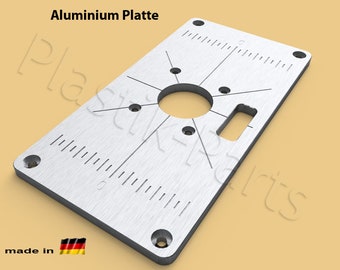 ALU mounting plate insert plate large Milling table from house 81000024 router