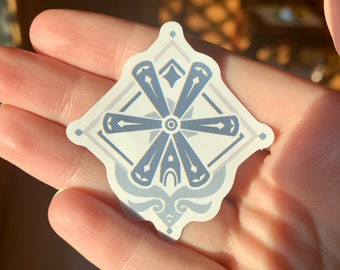Genshin Impact-Inspired Emblem Stickers