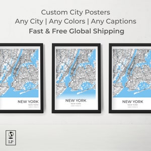 Custom Street Map Prints, Any Location, Colors, Captions - Custom Map, City Print, City Map, Map Print, Map Print, Map Gift
