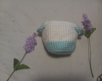 Handmade Crochet pastel Planter cozy