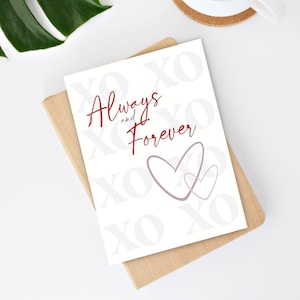 Anniversary Card for Wife, Husband, Boyfriend, Girlfriend & Significant Other, Loving Message Valentine’s Day Card, Romantic Card for Spouse
