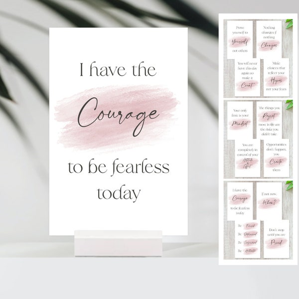12 Inspirational Quotes Note Cards, Motivational Quote Cards Set, Positive Daily Words of Affirmation Cards, Journaling And Mindfulness Gift