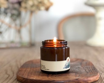 Earth element candle, Housewarming candle , Aromatherapy Candles, Well-being Candles, Essential Oil Scented Candle