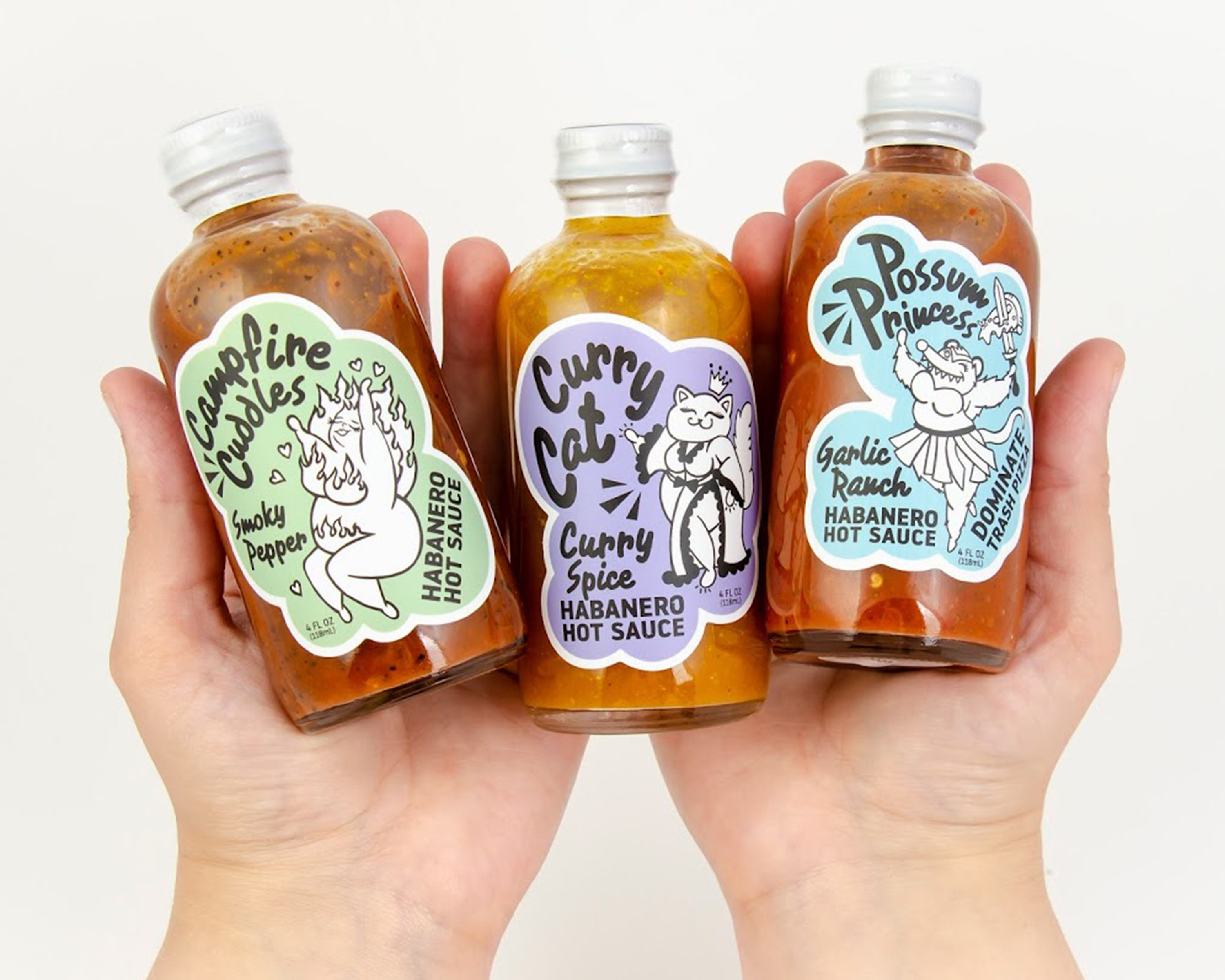 Habanero Hot Sauce Gift Set savage Sass Collection Etsy