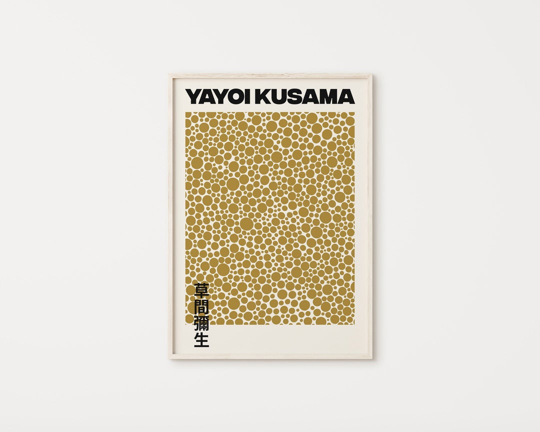 Yayoi Kusama Exhibition Poster Yayoi Kusama Print Kusama - Etsy