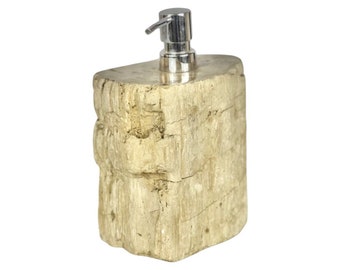 Petrified Wood Soap Dispenser