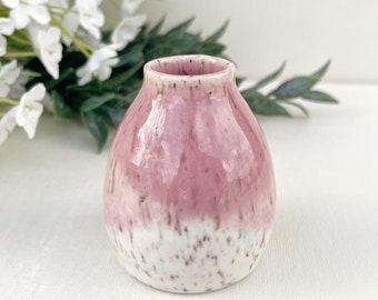 Mini Mommy Pot Vase - Handmade Pottery Miniature Vase, Unique Gift for Mom and Mommy to Be, Affordable Baby Shower Gift, Keepsake Vase