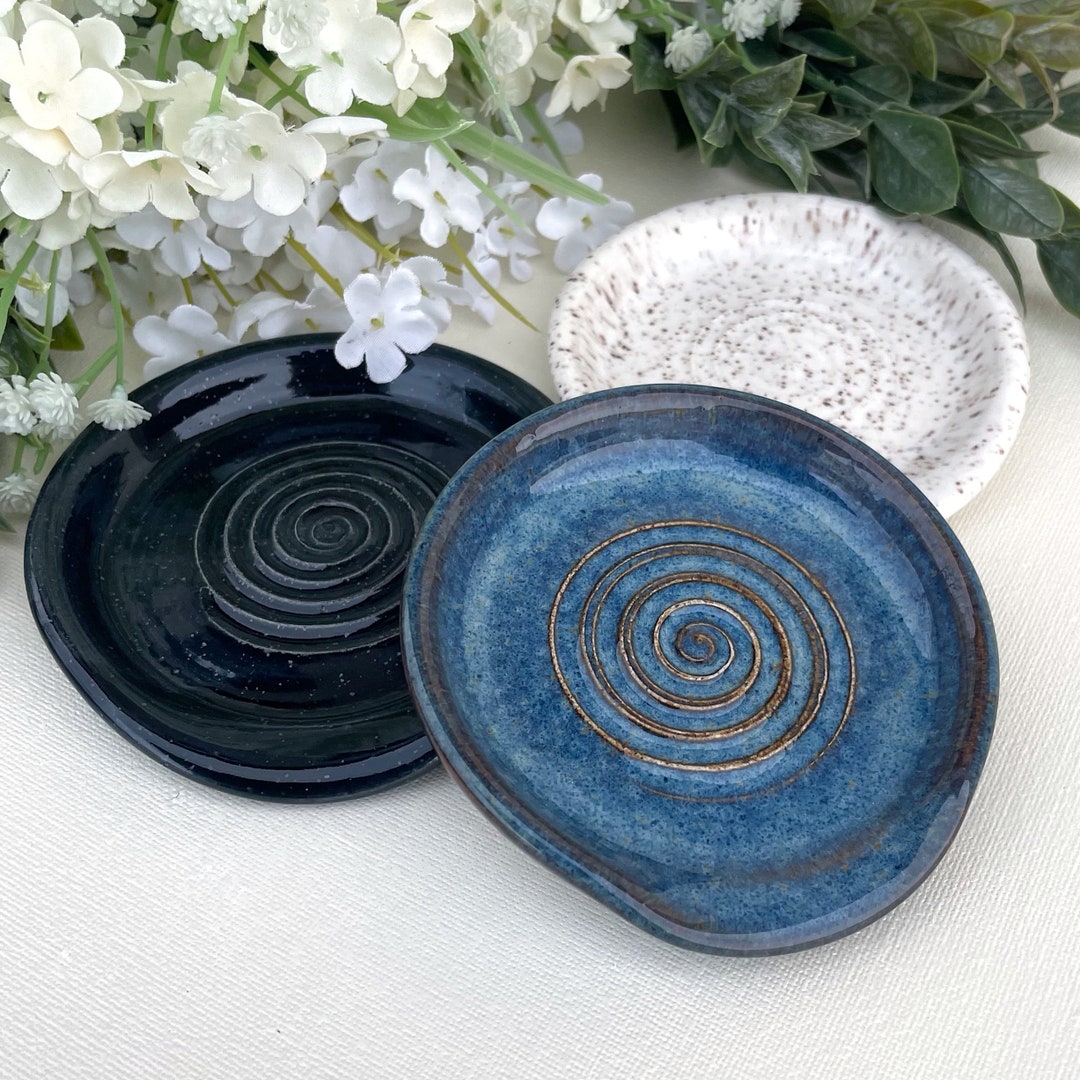 Speckled Pottery MINI Spoon Rest Coffee Spoon Holder Ceramic Teaspoon