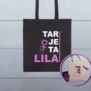 Fliederkarton-Tragetasche - Feminismus - Empowerment - Gleichberechtigung - Frau - feministische Gabe - feministische Tasche - Mädchen an der Macht