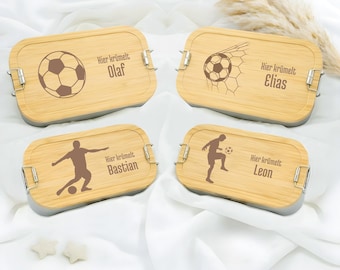 Fußball Brotdose Kinder, Brotdose Jungen Fußballfan, Lunchbox Kids, Brotdose Baby, Lunchbox, Feierzwerg Brotdose Brotbox Schule