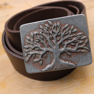 Zamak Pure Tree of life belt buckle, Nature Belt Buckles, Belt Buckle, Cowboy Buckle, Large Belt Buckle, Belt buckle Supplies, Gift, ZGS253