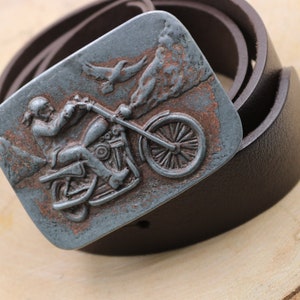 Motorcycle Belt Buckle, Motorcycle Gifts for Men, Present Gift Idea, Buckle for Women, Gift for Him, Anniversary gift for Husband, 1 Pcs