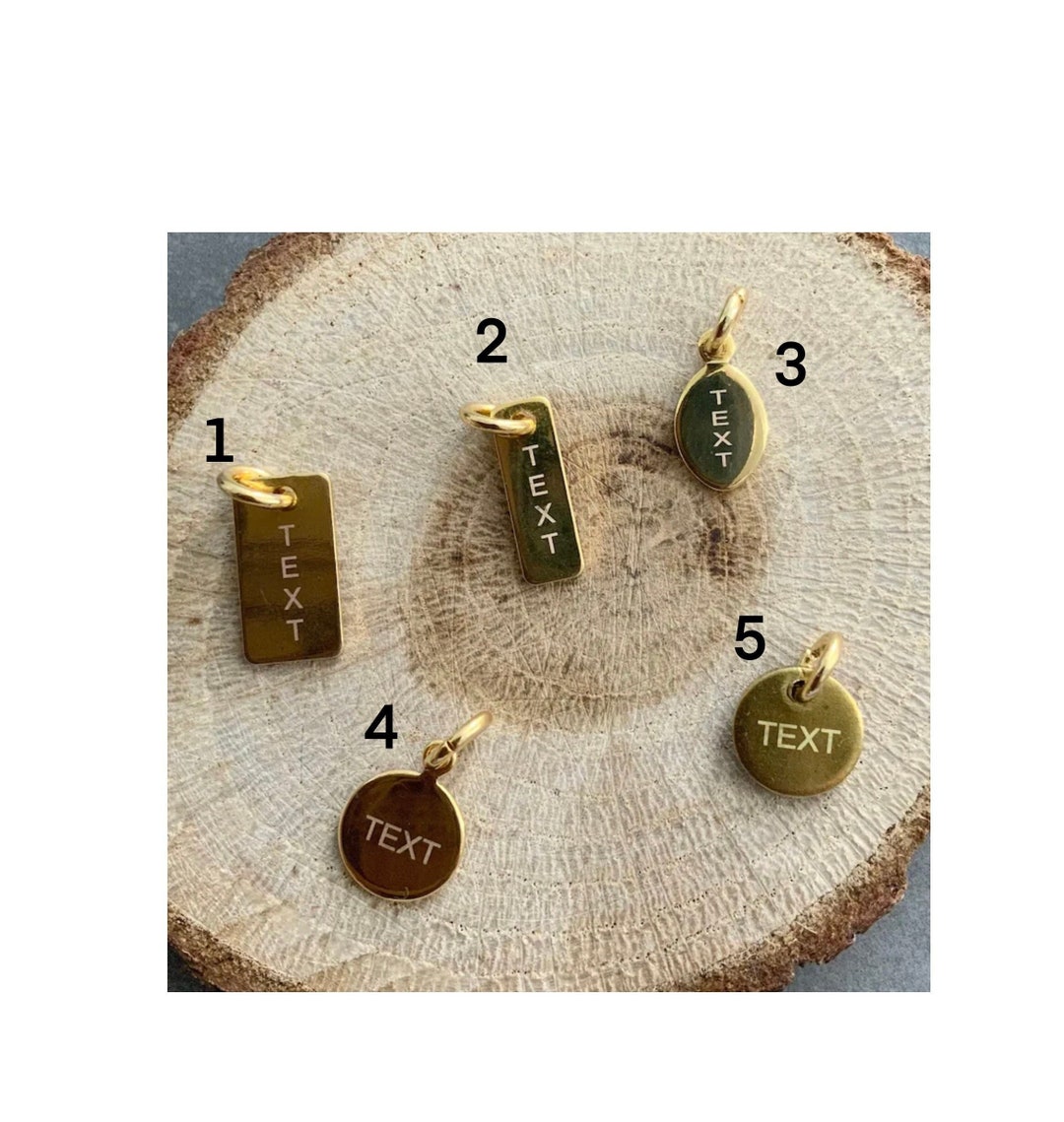 Custom Jewelry Tag, Custom Jewelry, Brass Jewelry Tags, Laser Engraved