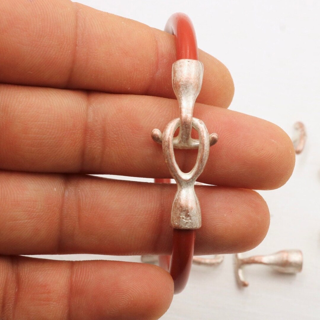 Hook Clasp for Bracelet, Clasps and Closures, Leather Cord Findings