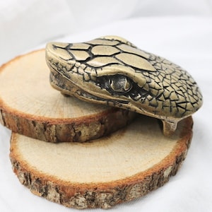 Snake Head Belt Buckle, Cobra Snake Head Belt Buckle, Gothic Buckle, Boho Buckle, Belt for snake lovers, Antique Bronze Animal Buckle, ZGS03