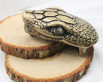 Snake Head Belt Buckle, Cobra Snake Head Belt Buckle, Gothic Buckle, Boho Buckle, Belt for snake lovers, Antique Bronze Animal Buckle, ZGS03