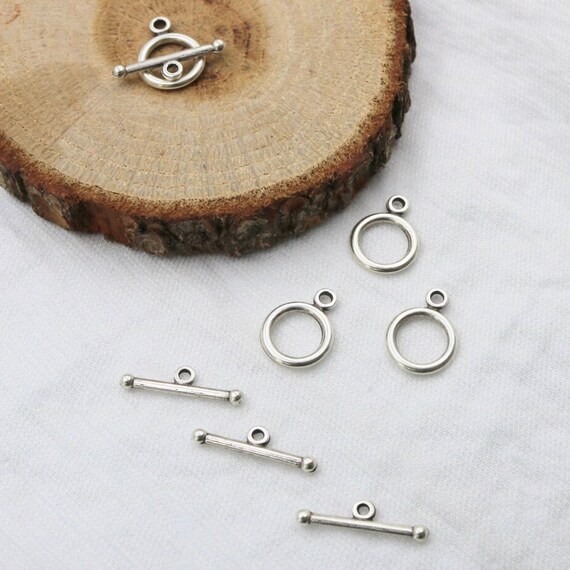 10 Cierres De Palanca OT Dorados, Hebillas De Joyería Para Hacer Tú Mismo, Accesorios Para Conectores De Joyería, Cierres De Palanca OT Para Extremos De Pulsera, Acero Inoxidable Chapado En Oro De