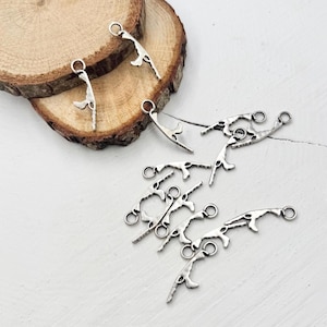Breloques en argent Sylt, île de la mer du Nord, mini breloque Sylt, résultats de petite île, breloques de mariage Sylt, cadeau pour mariage, cadeau pour femme, ZU849