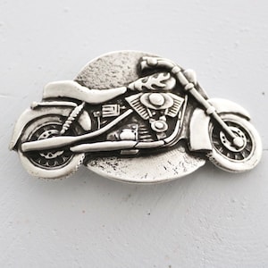 Motorcycle Belt Buckle, Biker Belt Buckles, Bohemian Buckles, Belt Buckle Supplies, Silver buckle, Gift for Him, Gift for Her, 1 pcs, GS256