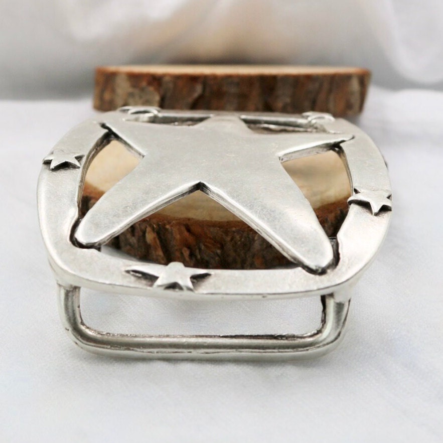 【U LAN】Star Western Buckle Bag Star Belt Buckle, Western Belt Buckle, Unisex Belt Buckle