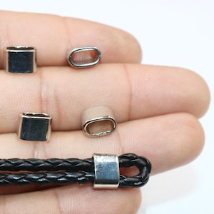Silver Plated Spacer Beads: Zamak Bracelet Clasps, DIY Jewelry Findings (20 Pcs)