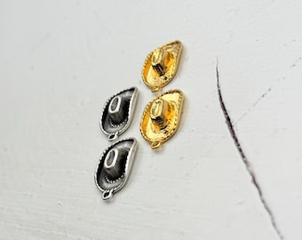 Gold Cowboy Hat Charm, Western Jewelry Pendant, DIY Accessory