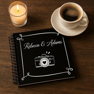 Photo album Black ,Scrapbook, Memory book, Photo storage Polaroid