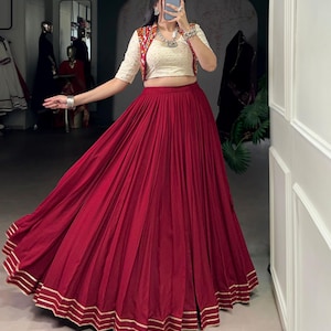 Navaratri Latest Designer Gamthi Work Lehenga Choli,Party wear lehenga,Wedding lehenga,Women Ethnic Wear Damdiya choli
