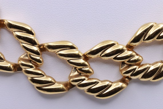 Napier Jewelry Gold Tone Chain Chunky Link Napier… - image 3