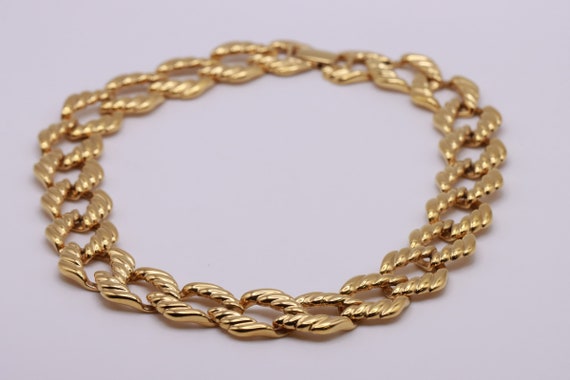 Napier Jewelry Gold Tone Chain Chunky Link Napier… - image 6