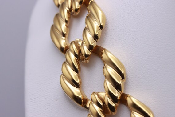 Napier Jewelry Gold Tone Chain Chunky Link Napier… - image 4